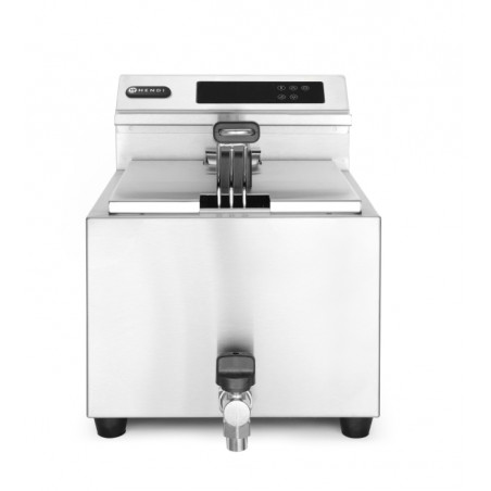 Friggitrice 8 Lt digitale con rubinetti