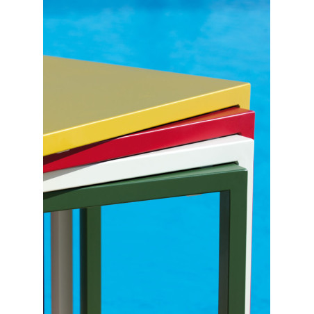 Vermobil Tavolo Quatris Cm 70x70 Fango