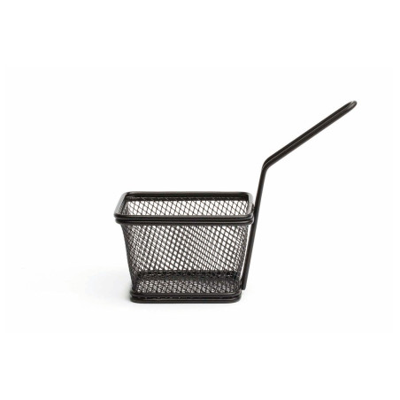 Comas Cestino Da Frittura Quadrato Nero 10x9x7