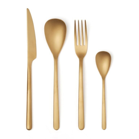 Servizio 24 Pezzi Posate Comas Canada Oro