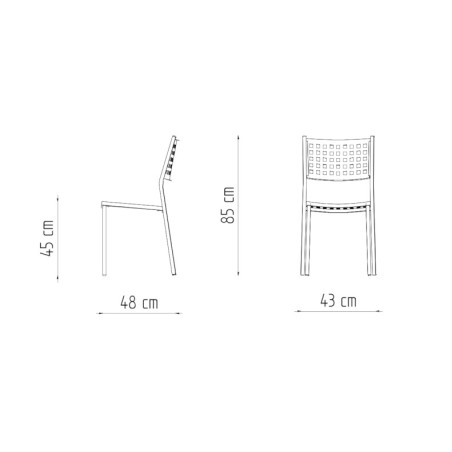 Vermobil Sedia Alice Grigio Antico