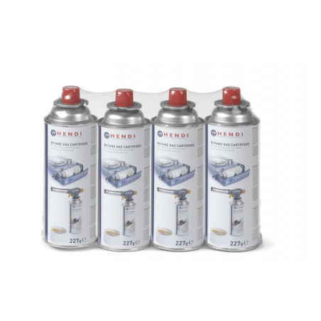 Set 4 cartucce di gas butano