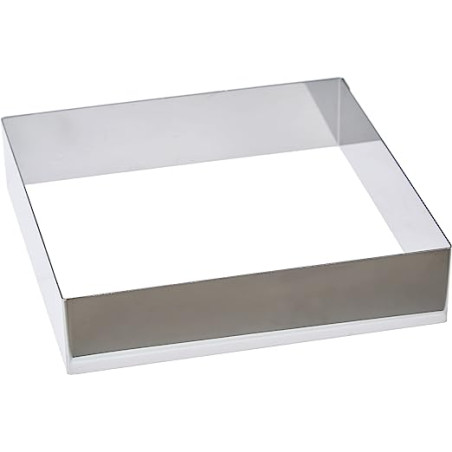 Comas Anello Quadrato Cm 6x6 Inox