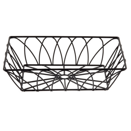 TableCraft Cestino Rettangolare Metallo Cm 22,5x15x6h Petal