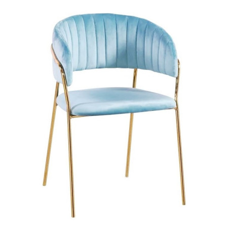 Sedia New Velvet Tiffany Gambe Oro