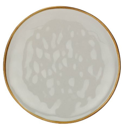 Rose & Tulipani Piatto Frutta Cm 20 Grigio Perla Concerto