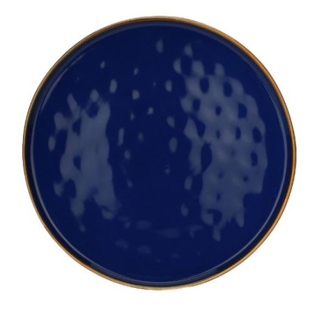 Rose & Tulipani Piatto Teso Cm 27 Cobalto Glam Concerto