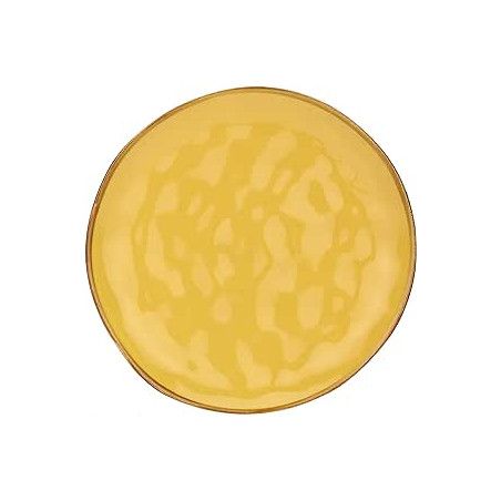 Rose & Tulipani Piatto Piano Ocra Cm 27 Concerto