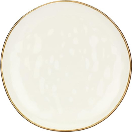 Rose & Tulipani Piatto Frutta Cm 20 Avorio Concerto