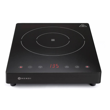 Hendi Piastra Induzione 2 Kw Kitchen Line Nera