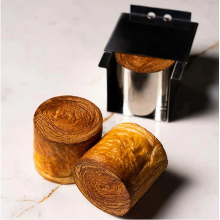 Pavoni Stampo Cilindro Croissant Geometrico