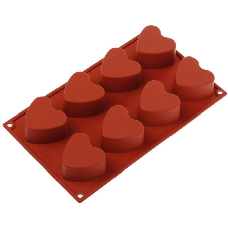 Silikomart Sf040 Stampo In Silicone Cuore 6x3,5H Cm