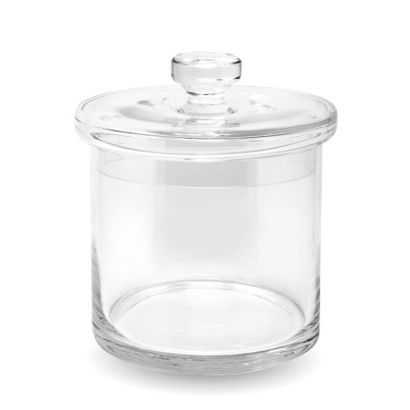 Abert Vaso Vetro Con Coperchio 14x29,5H Cm