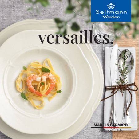 Piatto pasta Seltmann Versailles Diamant cm 27 Porcellana Crema
