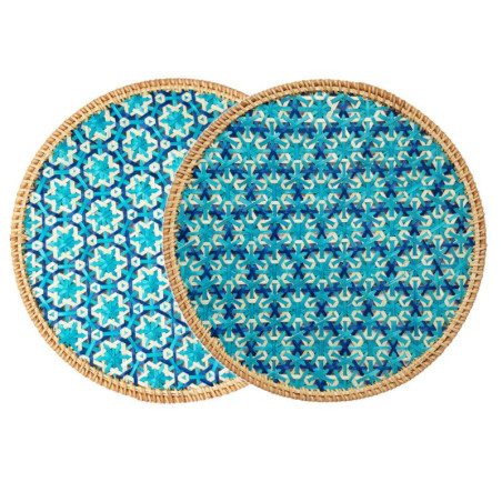 Le Coq Segnaposto Tersicore Celeste/blu Cm 36