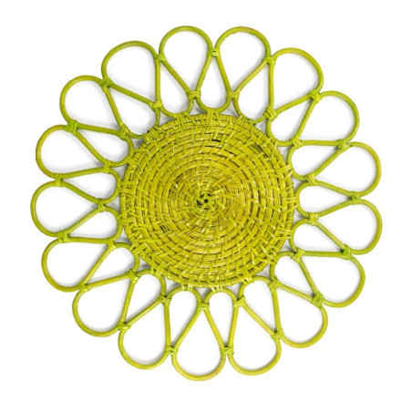 Le Coq Segnaposto Tersicore Fiore Verde cm 40