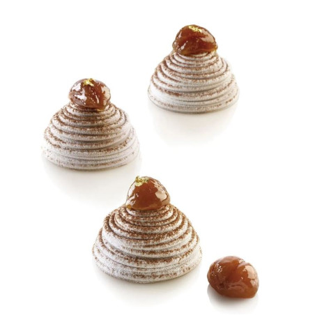 Silikomart Stampo In Silicone Montblanc 105 - ø74 H 42 Mm