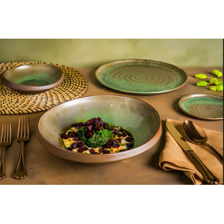 Bonna' Piatto Ovale Cm 27 Lagoon Olive