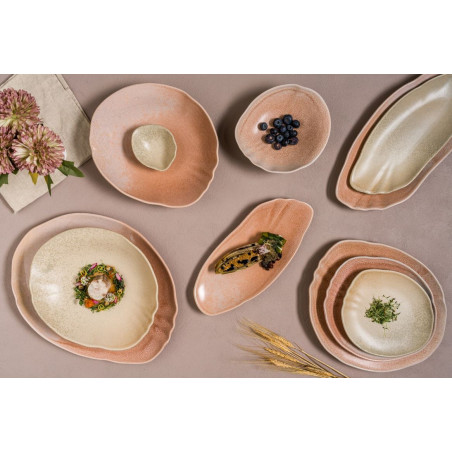 Bonna' Piatto Ovale Cm 20 Blush Tone