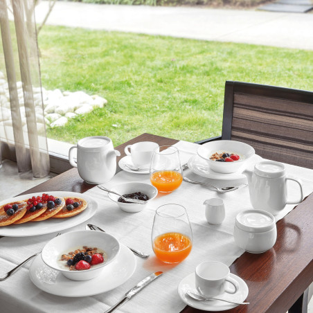 Arthur Krupp Teiera Senza Coperchio Lt 0,4 Neve Bone China