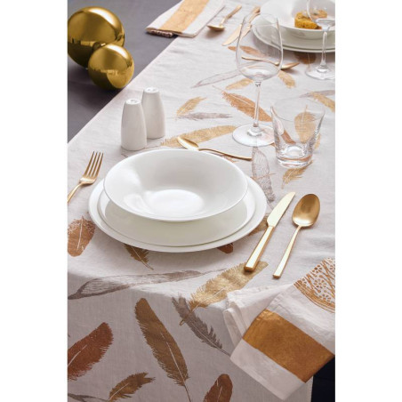 Arthur Krupp Piatto Fondo Cm 22 Neve Bone China