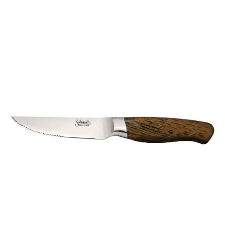 Salvinelli Coltello Manzo Forgiato Seghettato Cottage