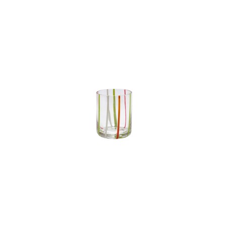 Stick Bicchiere Arancio-Rosso-Bianco-Verde Cl 37,5