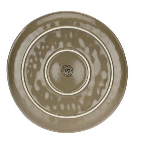 Piatto Pizza Concerto Cm 33 Grigio Tortora Rose & Tulipani