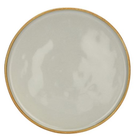 Piatto Teso Concerto Glam Cm 21 Grigio Perla Rose & Tulipani