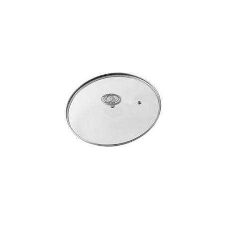 Pentole Agnelli 1907 Coperchi in Vetro con Pomello in Acciaio