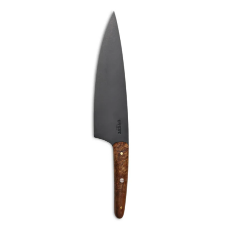 Coltello Chef Cm 21,5 Manico in Betulla Lama in Acciaio al carbonio Utset Comas