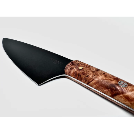 Coltello Chef Cm 21,5 Manico in Betulla Lama in Acciaio al carbonio Utset Comas