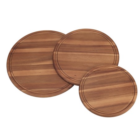 Tagliere Tondo Acacia - Varie Dimensioni - Bisetti