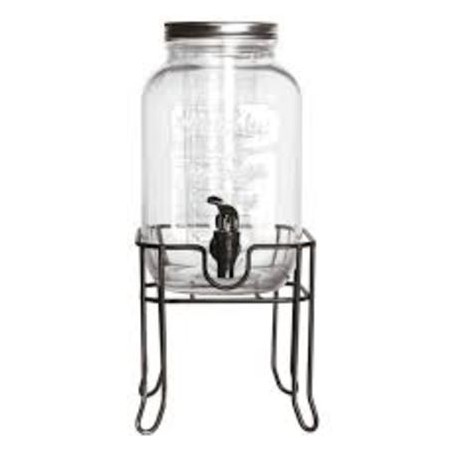 Dispenser Bevande Con Rubinetto 4 Lt Vetro-Metallo Paderno