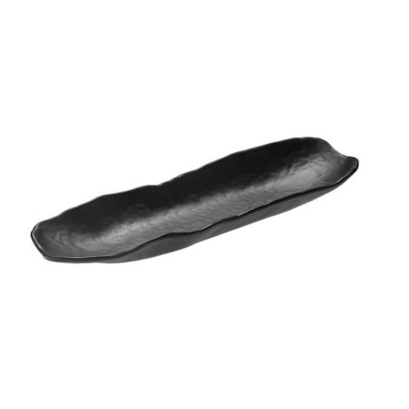 Vassoio Blackstone Nero Melamina Cm 26x8,5 Leone