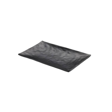 Vassoio Rettangolare Nero Melamina Cm 24x13,8 Leone