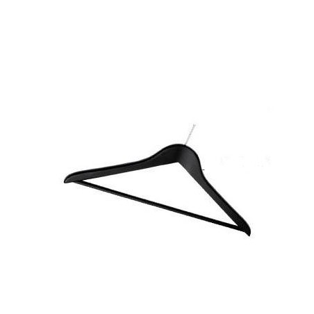 Gruccia In Legno Laccato Nera Confezione 6 Pz Leone