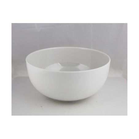 Insalatiera Tonda Melamina Bianca Cm 25x12