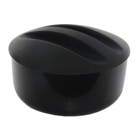 Portaghiaccio Professionale 12 Litri | Con Griglia e Coperchio Nero