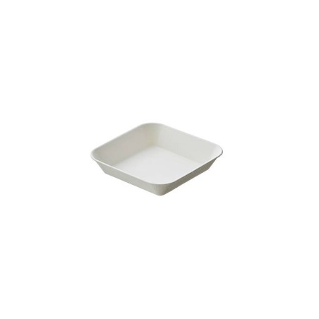 Confezione pz 50 vassoietto finger food | monouso bio quadrato 10×10×2 cm