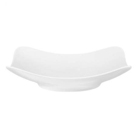 Seltmann Piatto fondo rettangolare Coup Cm 25,5x18 Porcellana Bianco