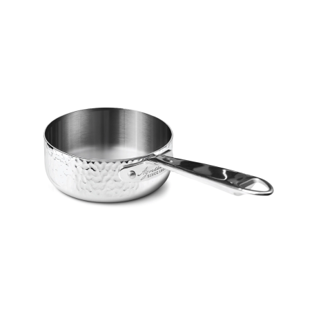 Casseruola bassa in Aluinox 3ply Martellato con 1 Manico in Acciaio Inox – Pentole Agnelli