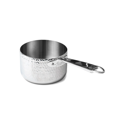 Casseruola alta in Aluinox 3ply Martellato con 1 Manico in Acciaio Inox – Pentole Agnelli