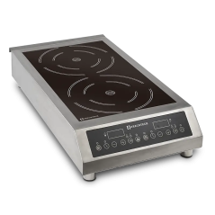 Piastra a Induzione Digitale Bizona 7000W UNIKA – Sistema AhC, Touch LCD, Struttura Inox