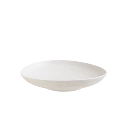 Piatto fondo ellisse cm 26 Liora Ripple | Porcellana Bonnà