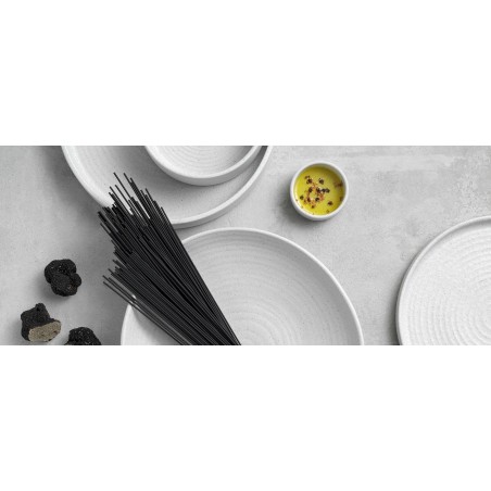 Piatto piano con bordo Ripple Liora Bonna'|Varie dimensioni