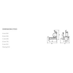 Affettatrice a Volano Fiorato 300 – Slicer Manuale Professionale con Lama 300 mm