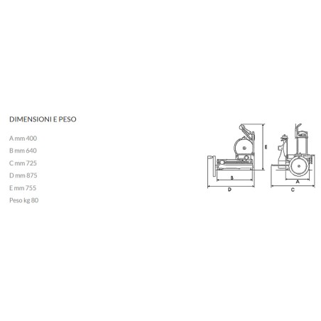 Affettatrice a Volano Fiorato 370 – Slicer Manuale Professionale con Lama 370 mm