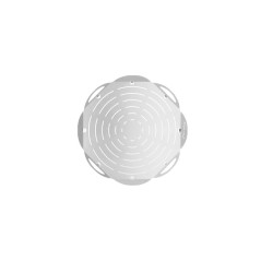 Vassoio-tagliere tondo forato con piedini Gi.Metal | Varie misure