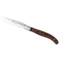Coltello Bistecca Lama Liscia Damascato 220mm